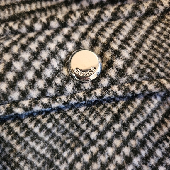 Guess Prince of wales check wool blend jacket - Picture 6 of 8